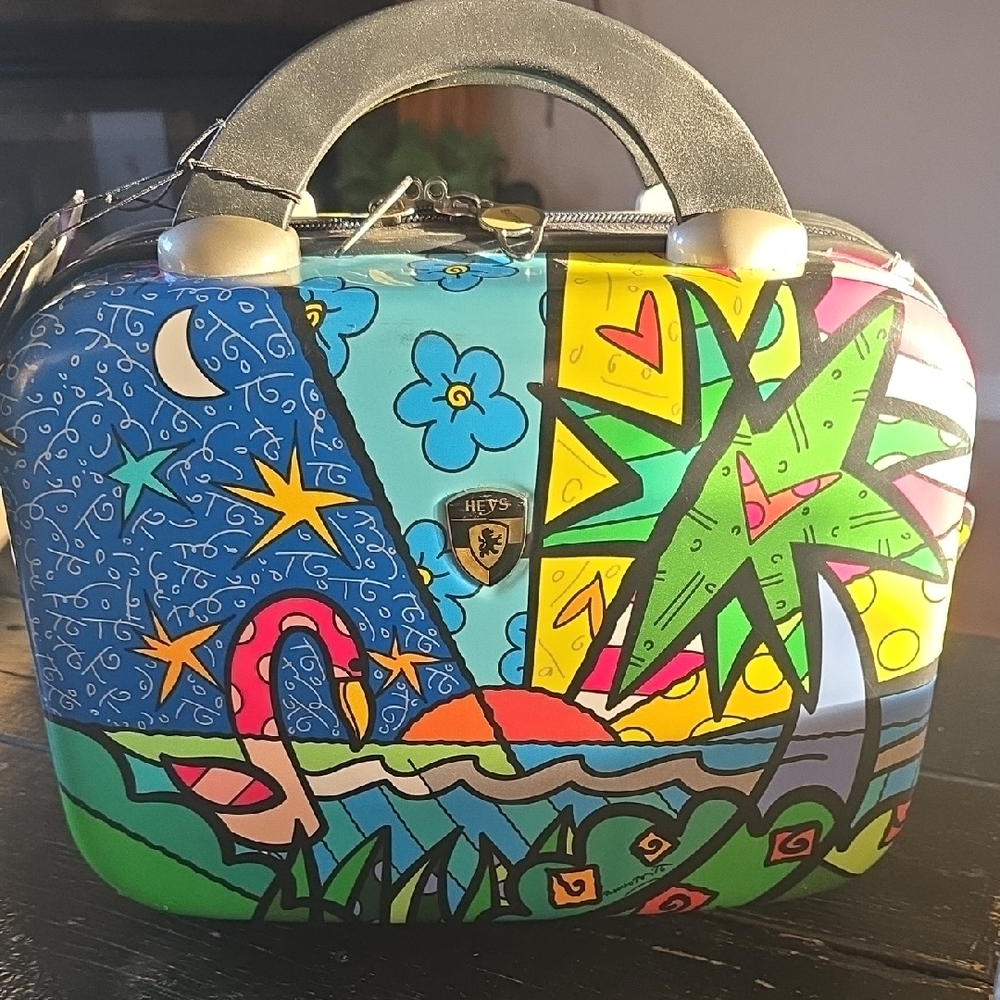 Colorful Artistic Luggage Handbag